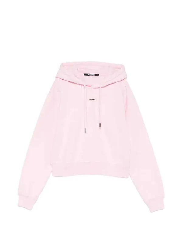 Hoodie With Logo Patch - Jacquemus