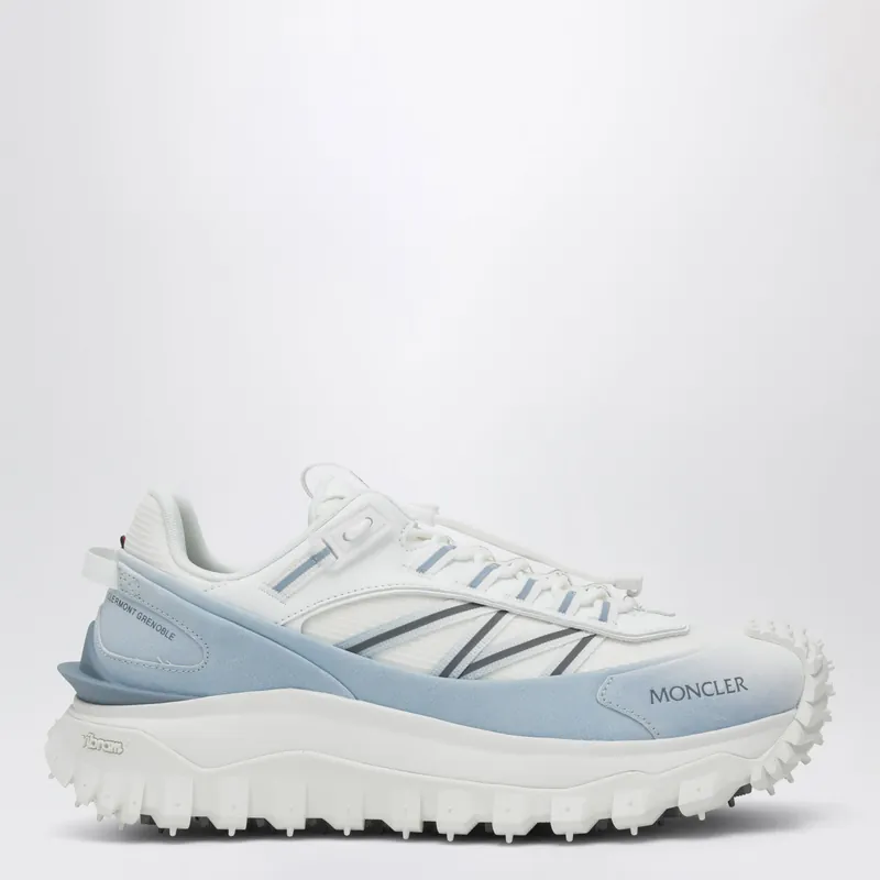 Trailgrip Sneakers White/Light Blue With Vibram® Megagrip Sole - Moncler