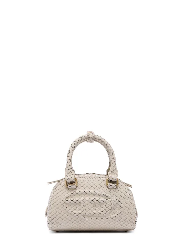 1dr Dome Python Leather Crossbody Bag - Diesel