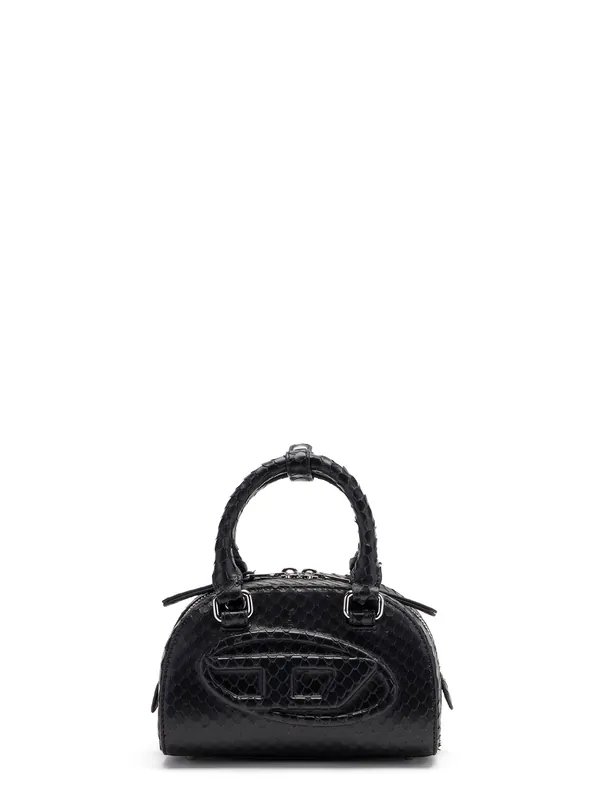 1dr Dome Python Leather Crossbody Bag - Diesel