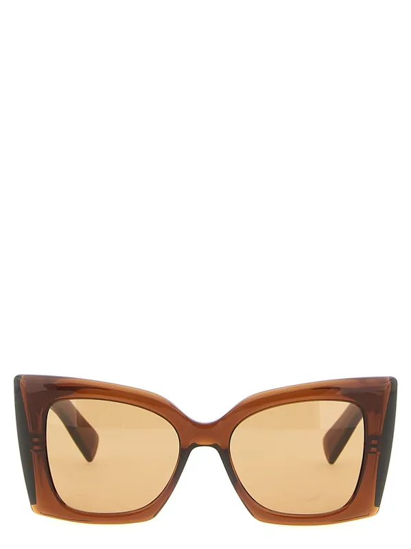 Sl M119 Blaze Crystal Sunglasses Brown - Saint Laurent