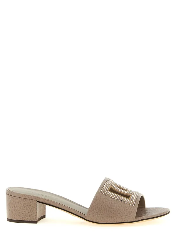 Karol Sandals Gray - Dolce & Gabbana