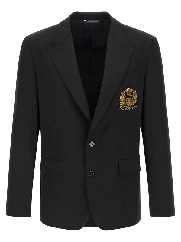 Sicilia Light Blazer Black - Dolce & Gabbana