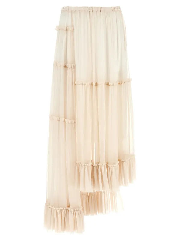 Sunia Bis Skirts Beige - Dries Van Noten