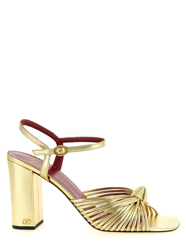 Annet Sandals Gold - Valentino Garavani