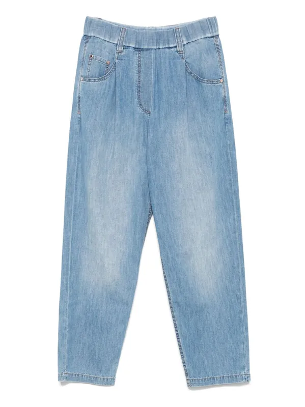 Denim Cotton Jeans - Brunello Cucinelli