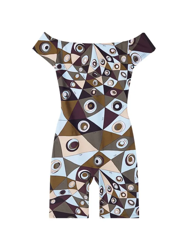 Printed Short Jumpsuit - Pucci