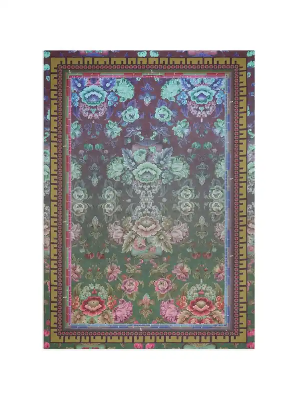 Printed Silk And Cotton Scarf - Pierre Louis Mascia
