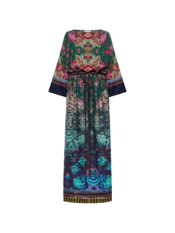 Printed Silk Dress - Pierre Louis Mascia