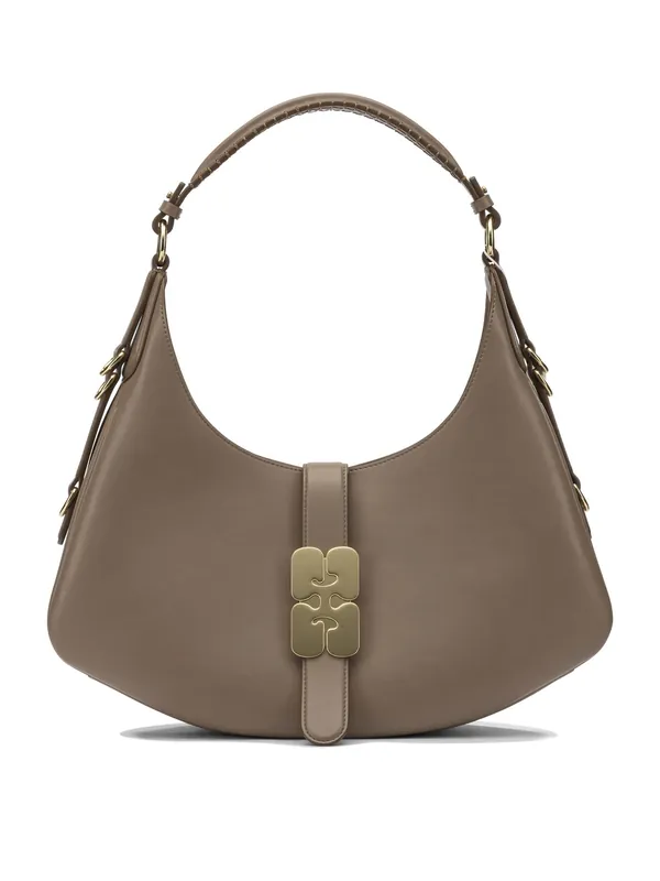 Kat Shoulder Bags Brown - Ganni