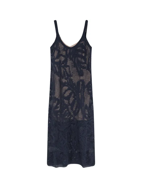 Linen And Cotton Dress - Brunello Cucinelli