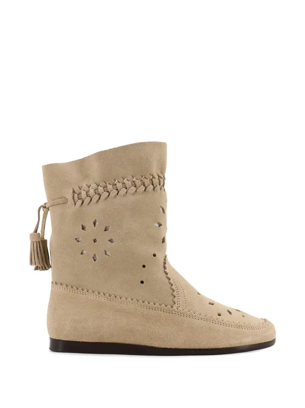 Woosta Leather Boots - Isabel Marant