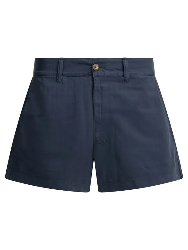 Five-Pocket Shorts Blue