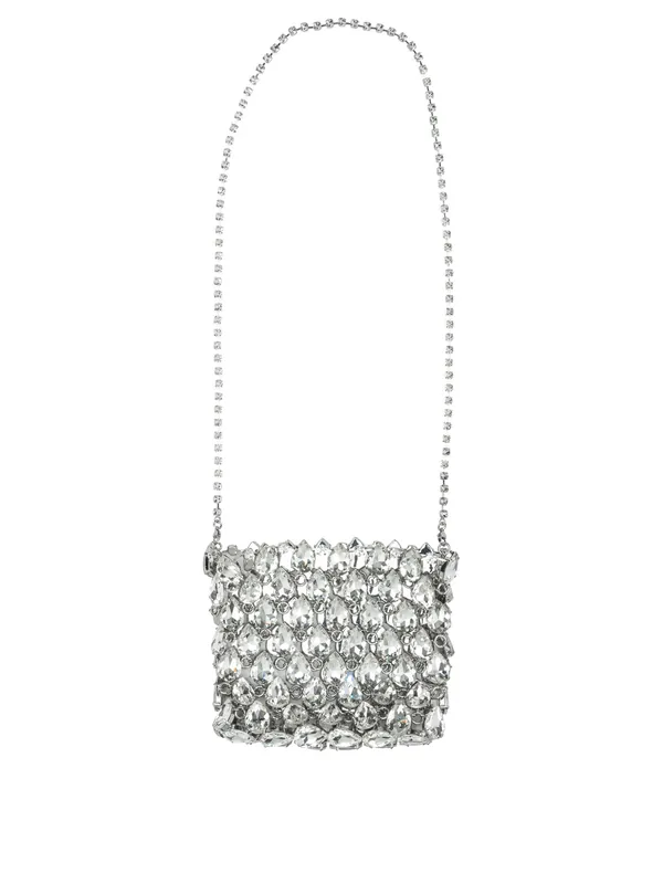 Small Crossbody Bag Crossbody Bags Silver - Self-Portrait