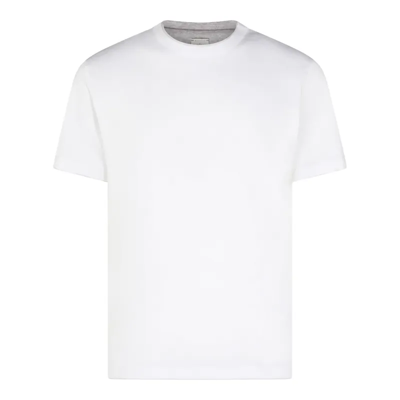 T-Shirts And Polos Bianco-Grigio
