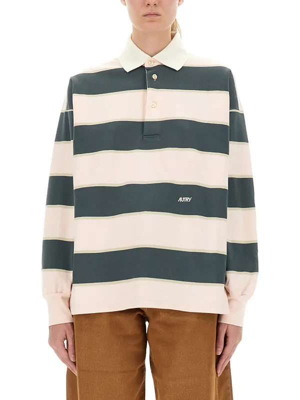 Striped Polo. - Autry