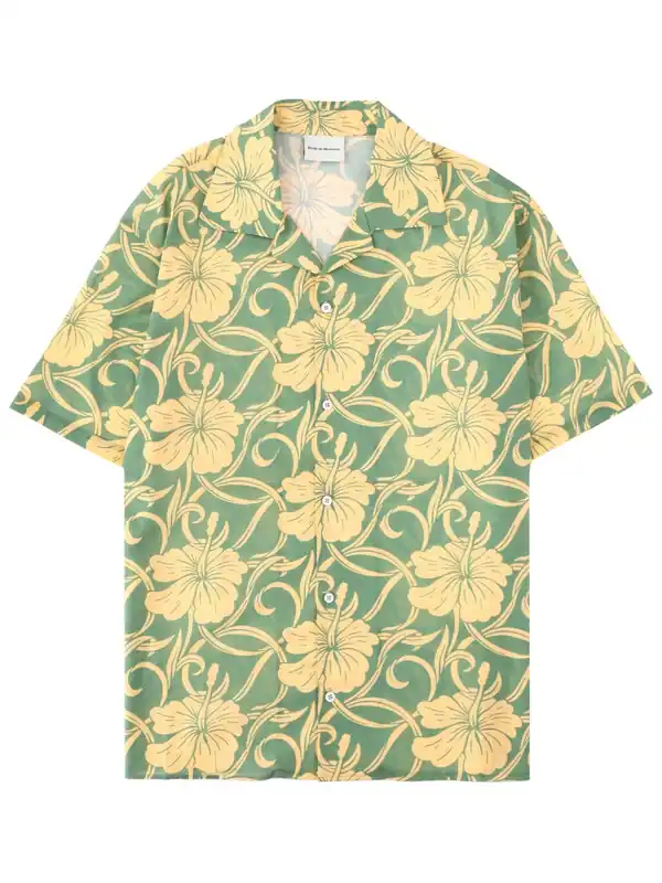 "Hibiscus Monogramme" Shirt - Drole De Monsieur