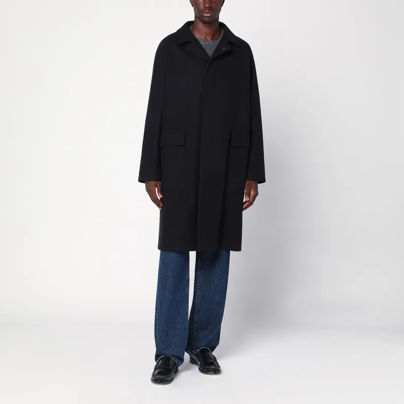 Loyds Coat In Black Tailor - Tagliatore