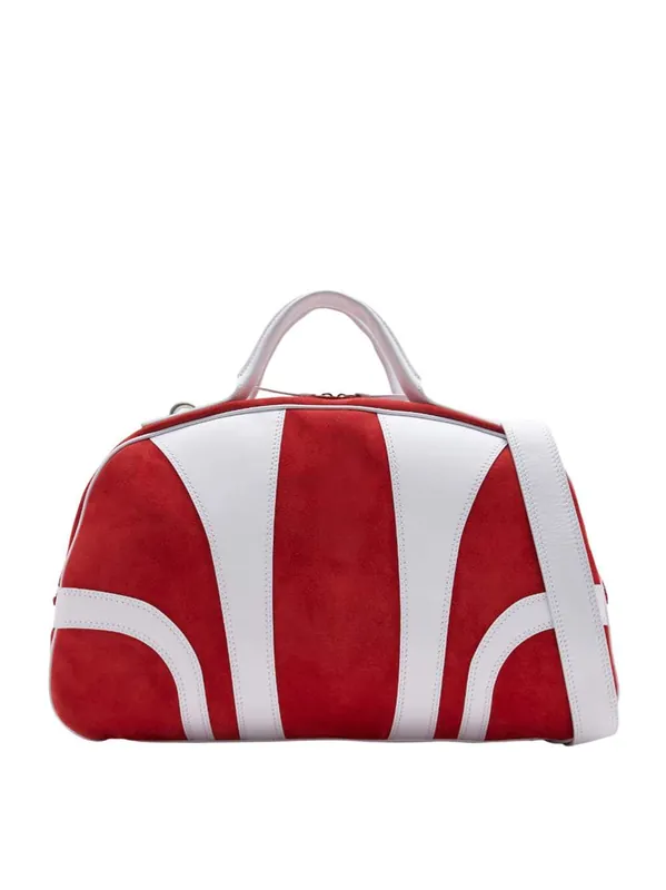 Men`S Travel Bag In Red - Dries Van Noten