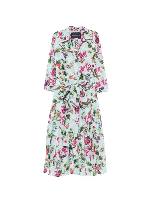 Audrey Cotton Midi Dress - Samantha Sung