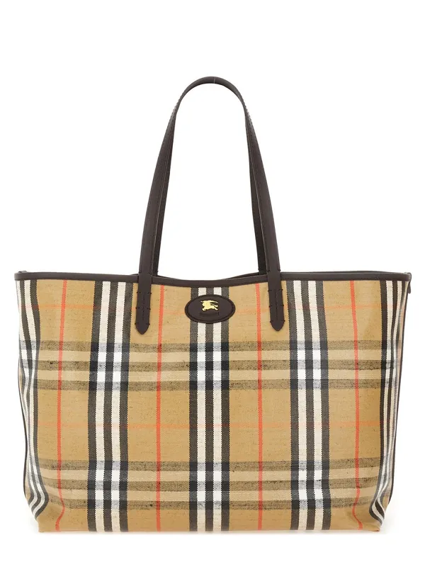 Borsa A Spalla "Tote Highlands" Media - Burberry