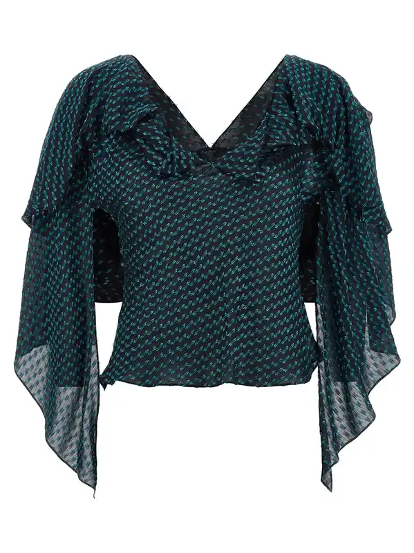 Plexus Shirt And Blouse Blue - Kiko Kostadinov