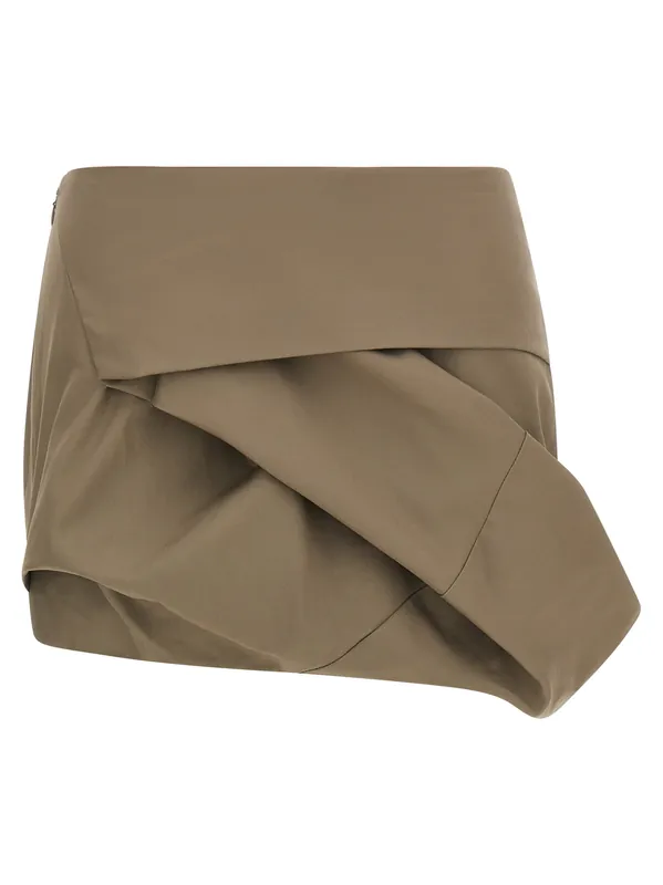 Structured Skirts Gray - Entire Studios