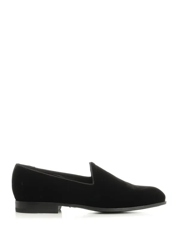 Velvet Moccasin Scarpe Basse Black - Tagliatore