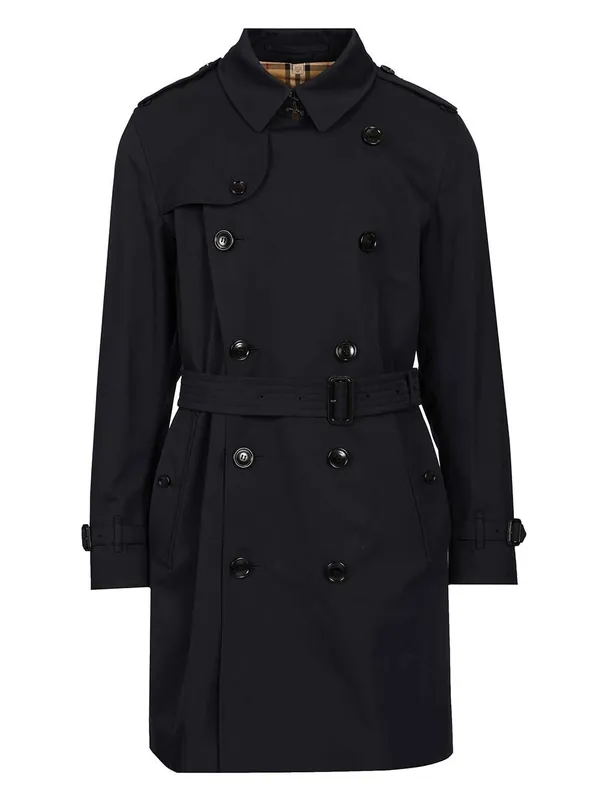 The Kensington Trench Coats Blue - Burberry