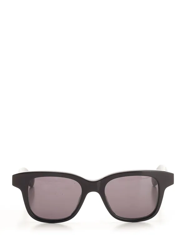 Smoked Black Sun Glasses Black - Alexander McQueen