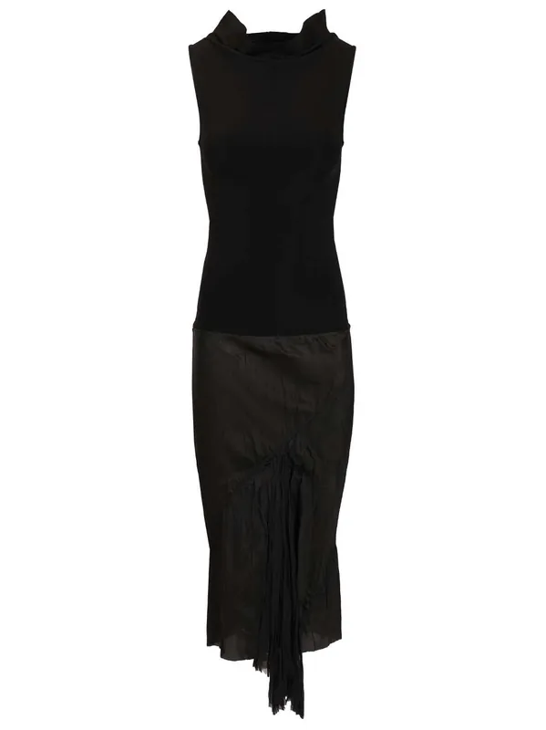 Sliced Dress Dresses Black - Rick Owens