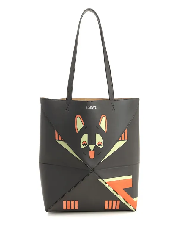 Puzzle Fold Crossbody Bags Brown - Loewe