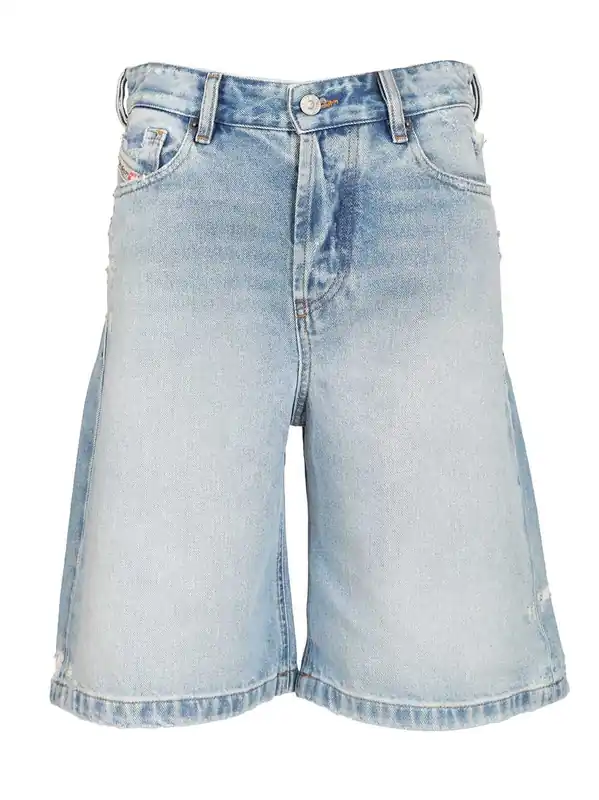 Regular Denim Shorts Jeans Light Blue - Diesel