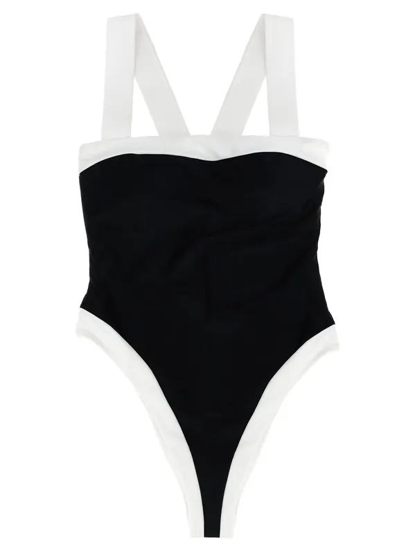 Hemera Beachwear White/Black - Goldbergh