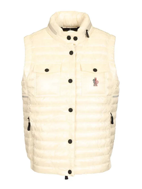 Gumiane Down Padded Vest Coats Rose - Moncler Grenoble