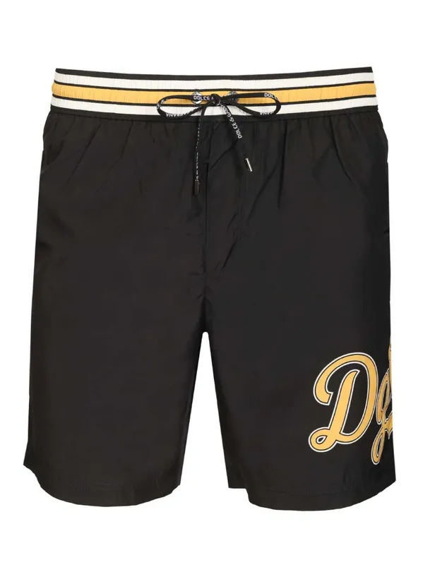 Beach Boxers Swimwear Black - Dolce & Gabbana