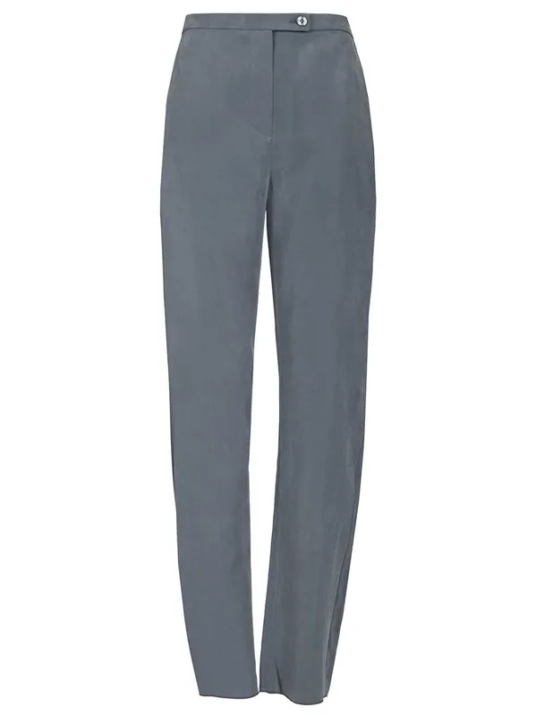With Elasticated Waist Trousers Blue - Emporio Armani