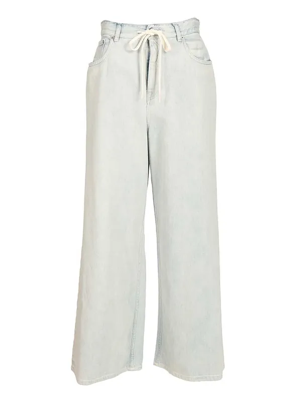 Wide Leg Jeans Light Blue - MM6 Maison Margiela