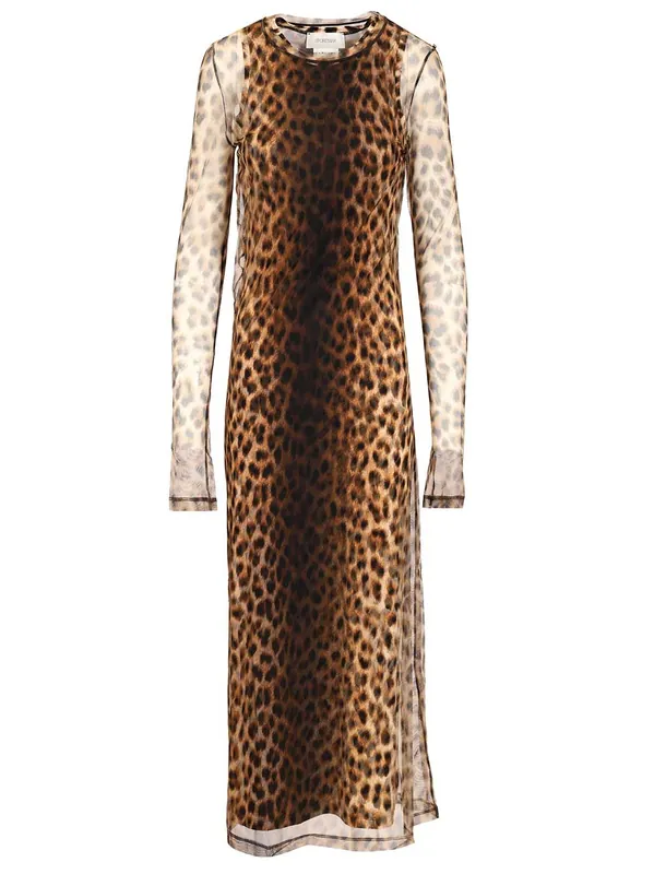 Animal Print Fitted Dress Dresses Animalier - Sportmax