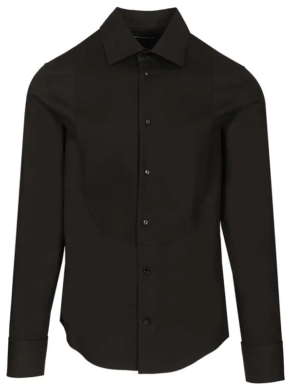 Townsend Cufflinks Shirt Shirts Black - Burberry