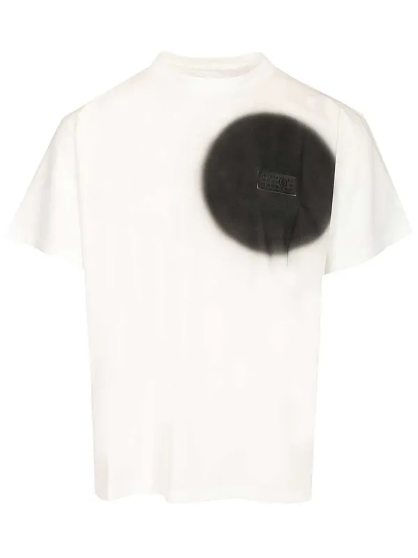 Spray Print T-Shirt White