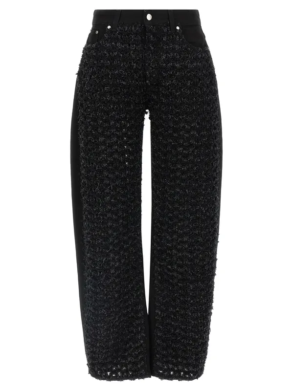 Bouclé Jeans Black - Stella McCartney