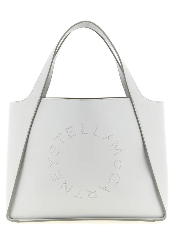 Logo Tote Tote Bag Gray - Stella McCartney