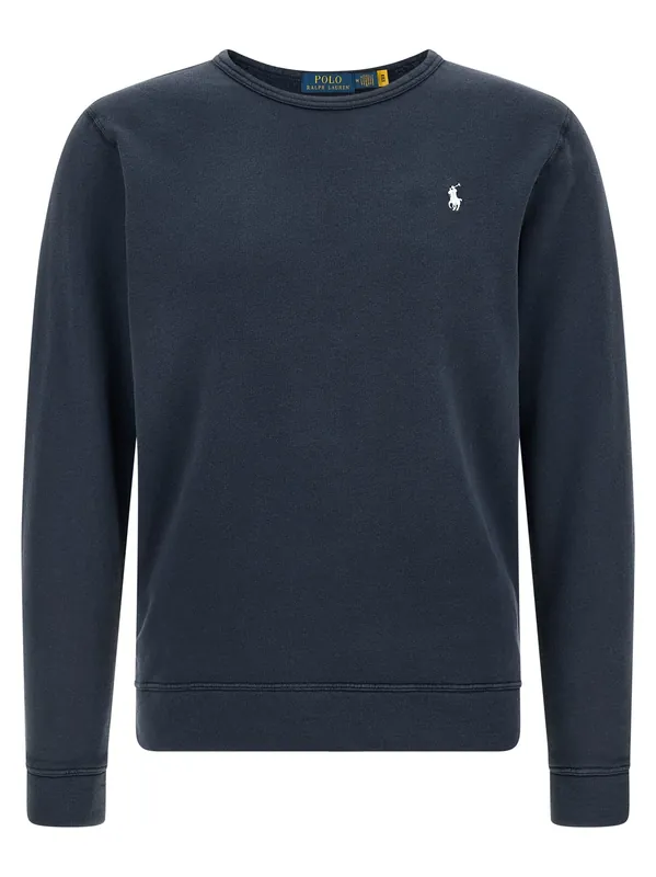 Loopback Cotton Sweatshirt Blue - Polo Ralph Lauren