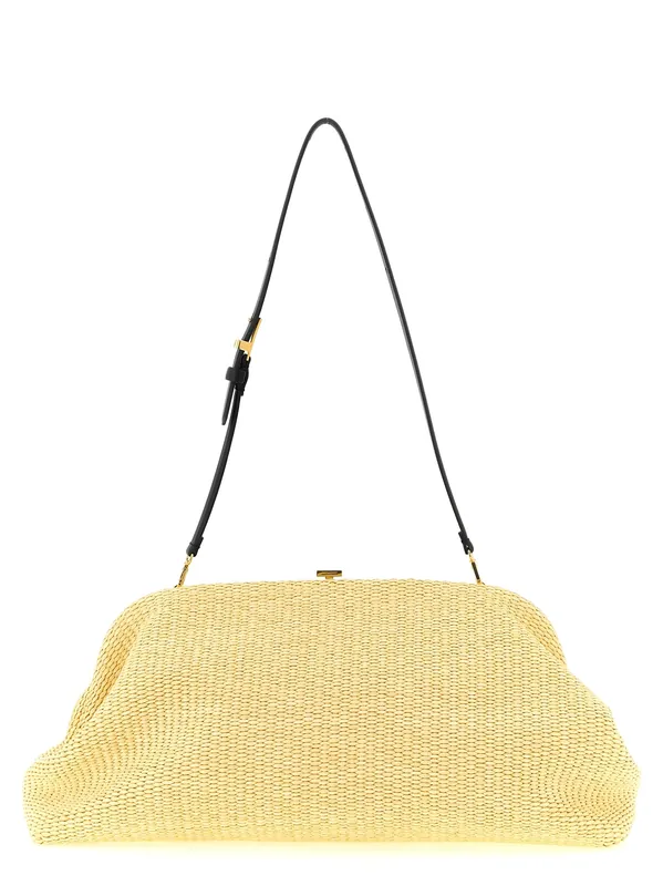 Maxi Pouch Clutch Beige - Alberta Ferretti