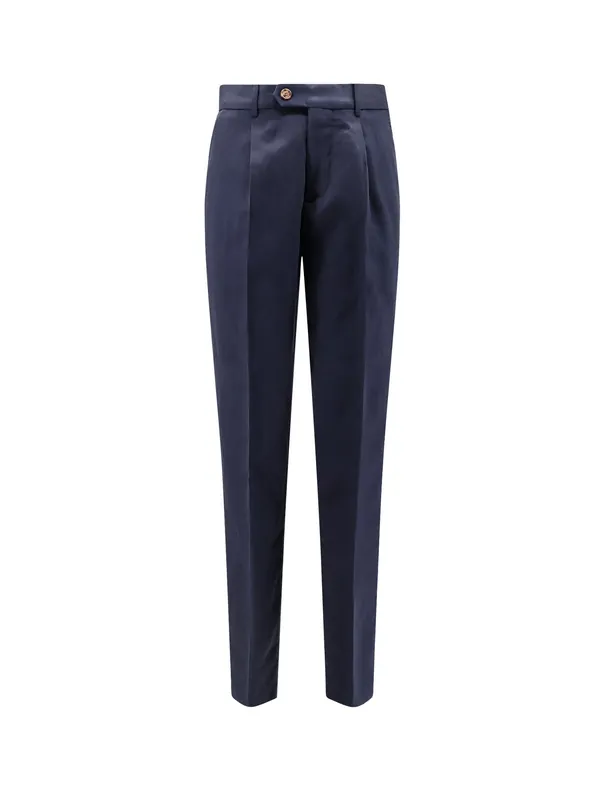 Silk And Linen Trousers - Brunello Cucinelli
