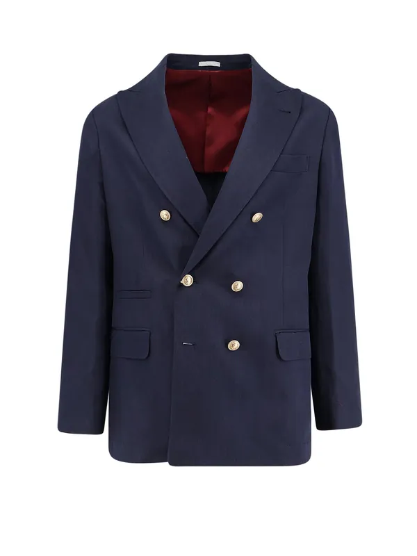 Silk And Linen Blazer - Brunello Cucinelli