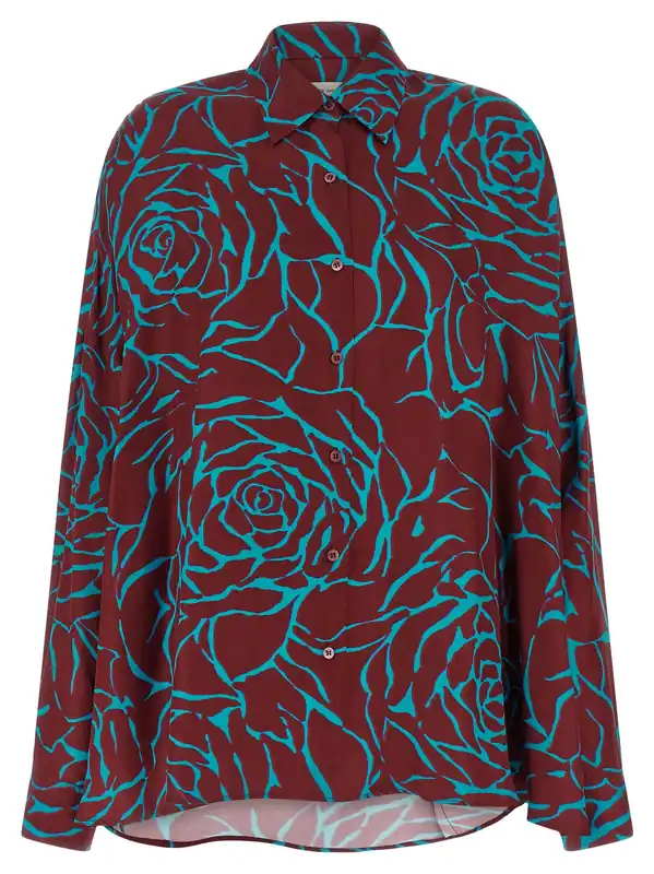 Casia Shirt And Blouse Bordeaux - Dries Van Noten