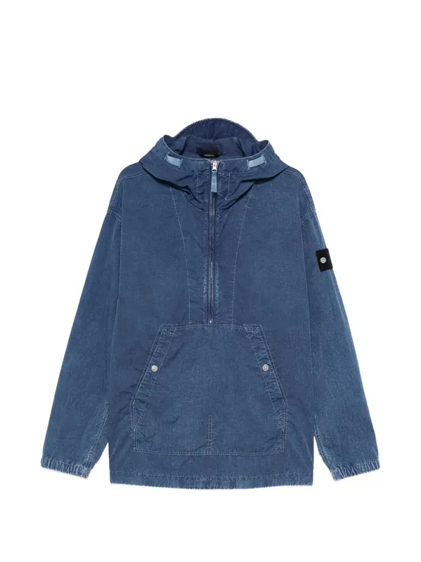 Denim Effect Blouson Jacket - Stone Island