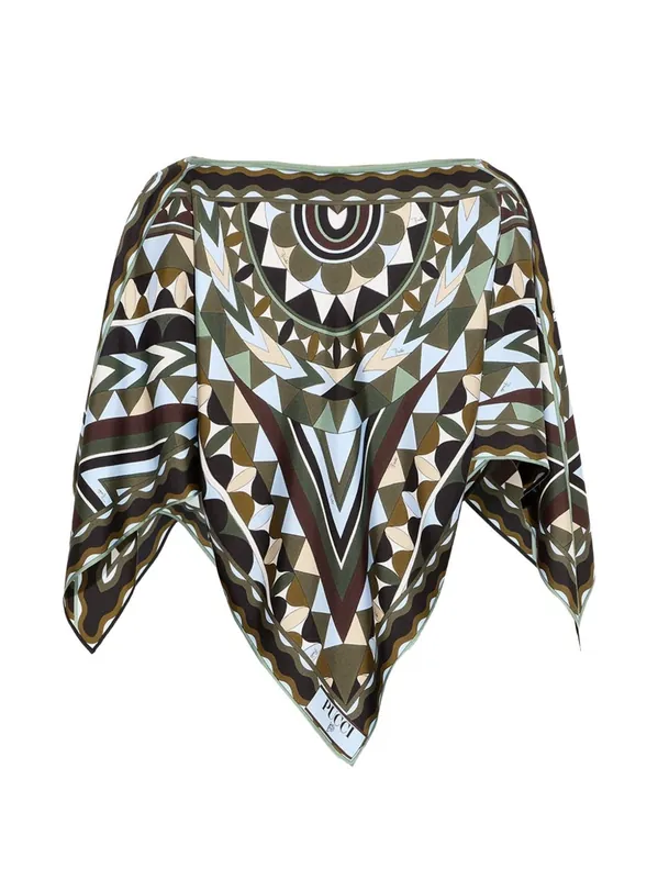 Printed Silk Top - Pucci